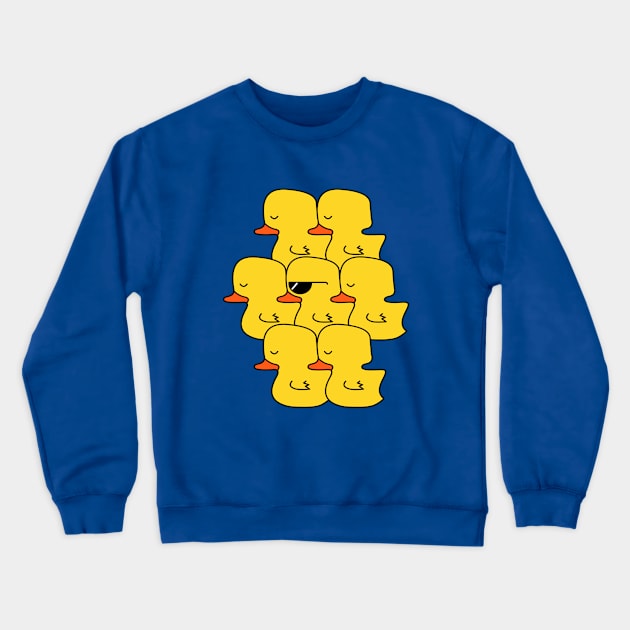 That Cool Duck Crewneck Sweatshirt by cartoonbeing